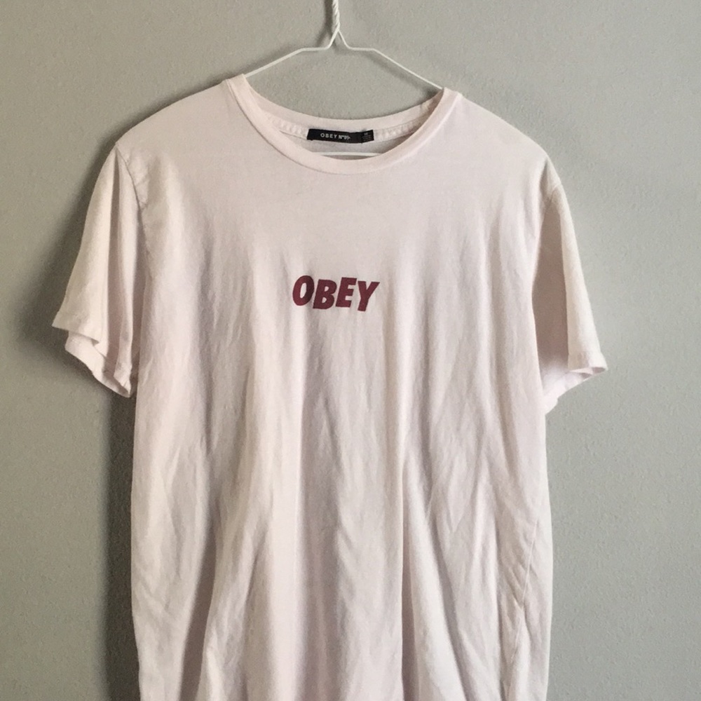 Light Pink Obey Tee